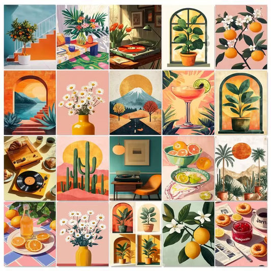 Frame Diy Painting by Numbers Flowers Art Drawing Coloring by Numbers for Adults Crafts Diy Gift Home Wall Decor